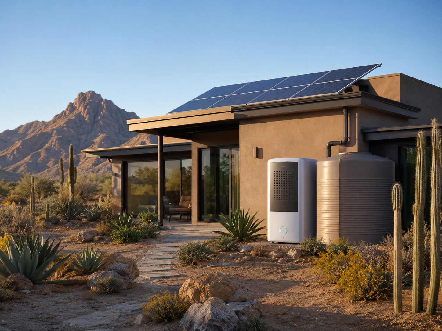 Drought-resilient water for desert homes