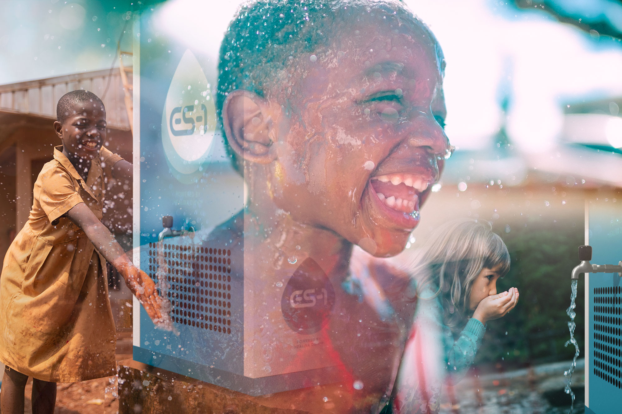 Children benefiting from Eternal Spring water